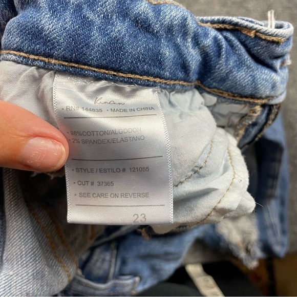 KANCAN Women’s Distressed Denim Jeans Straight Leg size: 23 - Picture 11 of 11